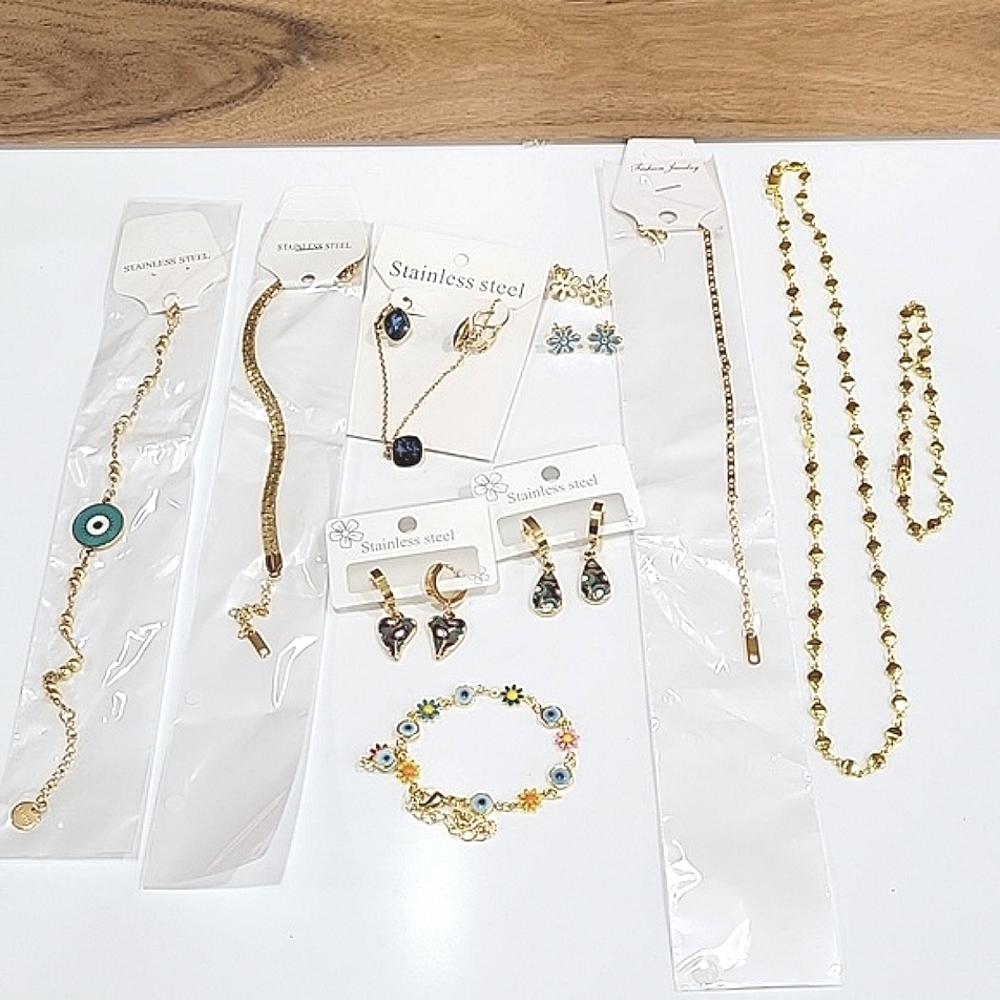 JEWELRY WHOLESALE 10 pieces stainless steel New
